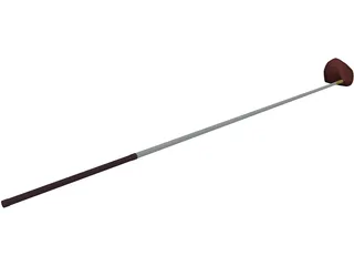 Golf Club Wood 3D Model preview