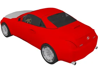 Lexus SC430 (2002) 3D Model preview
