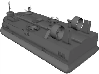 Hovercraft 3D Model preview