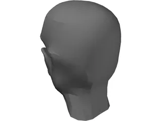 Head Male 3D Model preview