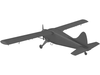de Havilland Canada DHC-2 Beaver 3D Model preview
