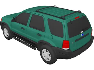 Ford Escape XLT (2001) 3D Model preview