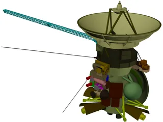 Cassini Satellite 3D Model preview