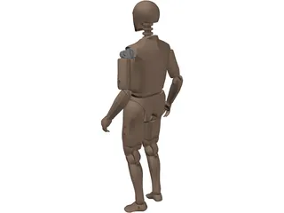 Crash Dummy 3D Model preview