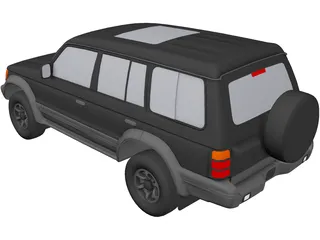 Mitsubishi Montero (1995) 3D Model preview