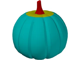 Jack-o-Lantern 3D Model preview