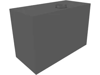 6 Inch Laboratory Fume Hood 3D Model preview
