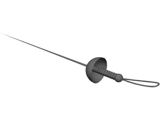 Old Roman Sword 3D Model preview