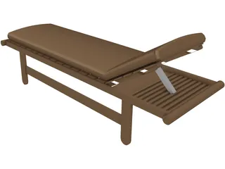 Chaise Longue 3D Model preview