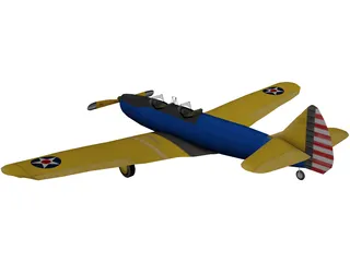 Ryan PT-19 Cornell 3D Model preview