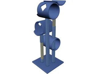 Cat Tree 3D Model preview