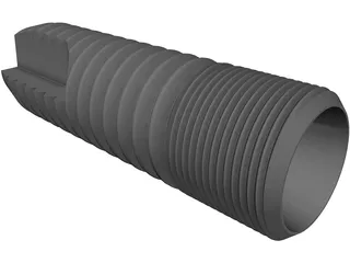 Dental Implant 3D Model preview