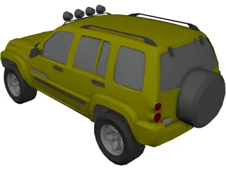 Jeep Liberty 3D Model preview