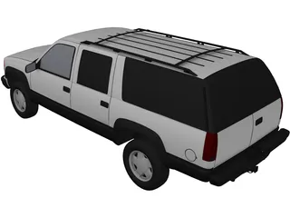 Chevrolet Suburban (1999) 3D Model preview