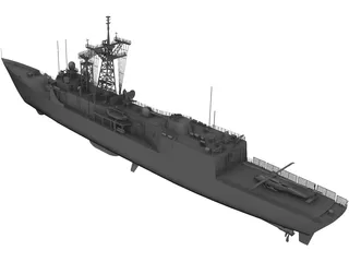 FFG-58 Samuel Roberts 3D Model preview