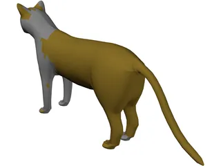 Cat 3D Model preview