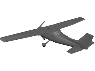 Cessna 172 3D Model preview