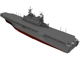 LHA-2 Saipan 3D Model preview