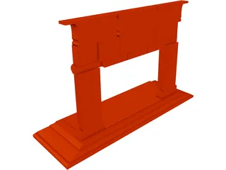Fireplace 3D Model preview