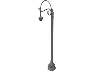Street Light 3D Model preview