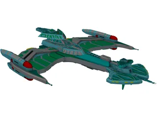 Star Trek Klingon 3D Model preview