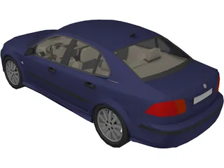 SAAB 9-3 3D Model preview