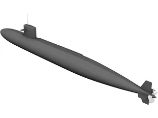 Los Angeles Class Attack 3D Model preview