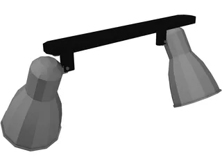 Lights Track 3D Model preview