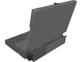 Computer Laptop 3D Model preview