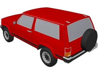Jeep Cherokee (1994) 3D Model preview