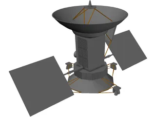 Magellan Satellite 3D Model preview
