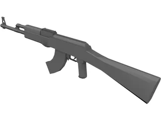 AK-47 3D Model preview