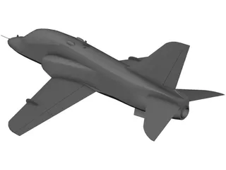 British Aerospace BAe Hawk MK-1A 3D Model preview
