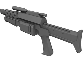 Rifle 3D Model preview