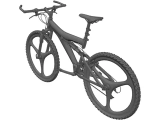 Bike Mountain 3D Model preview