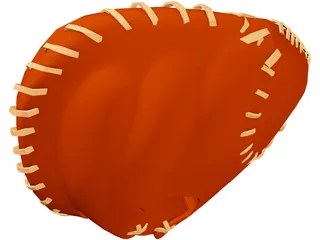 Baseball Catchers Mitt 3D Model preview