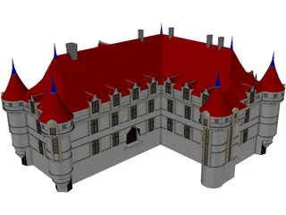 Castle French 3D Model preview