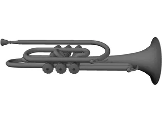 Cornet 3D Model preview