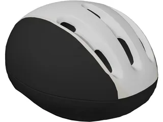 Helmet Bike 3D Model preview