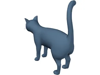 Cat 3D Model preview