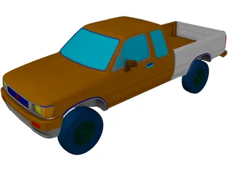 Toyota HiLux 3D Model preview