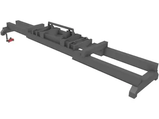 Container Loader 3D Model preview