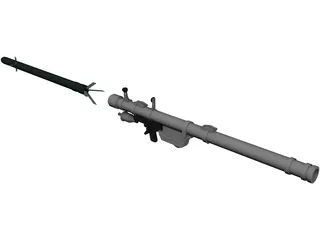 SA-7 Missile Launcher 3D Model preview