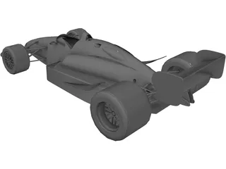 Formula 1 Car 3D Model preview