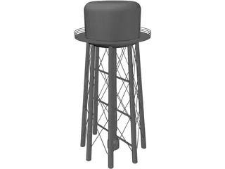 Water Tower 3D Model preview