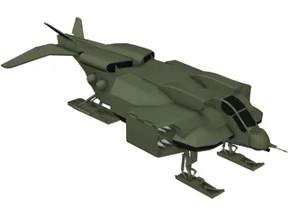 UD 1L Drop Ship 3D Model preview