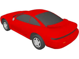 Mitsubishi Eclipse [Eagle Talon, Dodge Stealth] (1994) 3D Model preview