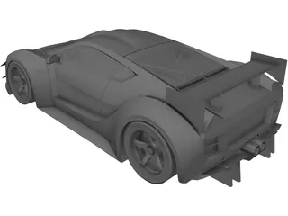 Saleen S5S Raptor LM Concept (2010) 3D Model preview