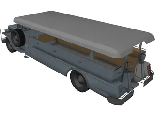 Jeep Catafalque 3D Model preview