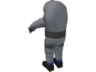 Space Suit 3D Model preview